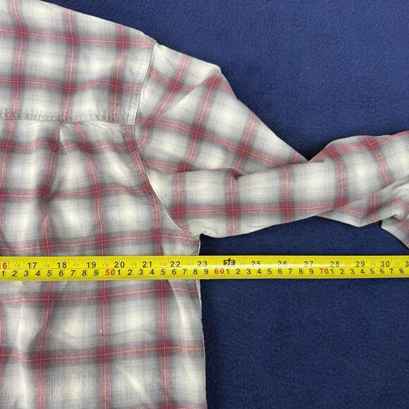 Vintage 90s Levis Orange Tab Plaid Long Sleeve Western Shirt Men Size L Cotton - Picture 6 of 9